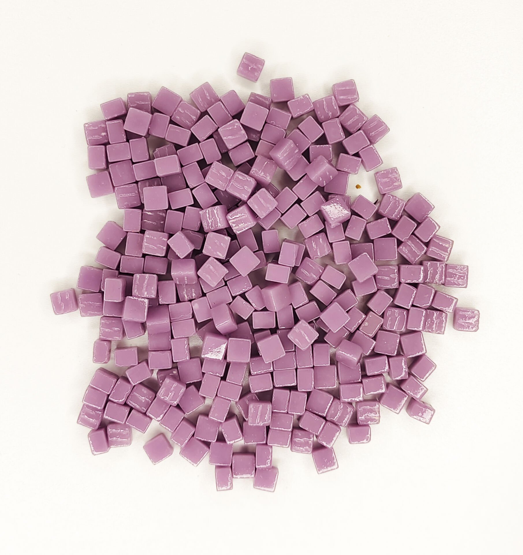 Mor - 8x8mm Cam Mozaik Taş - 1000gr