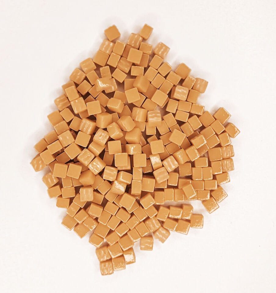 Nar Çiçeği - 8x8mm Cam Mozaik Taş - 1000gr