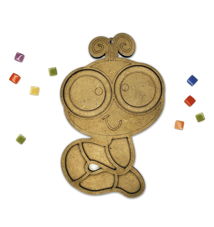 Fındık Kurdu Mozaik ve Boyama Çocuk Etkinlik Seti-2'si 1 arada Mozaik ve Boyama Çocuk DIY Seti