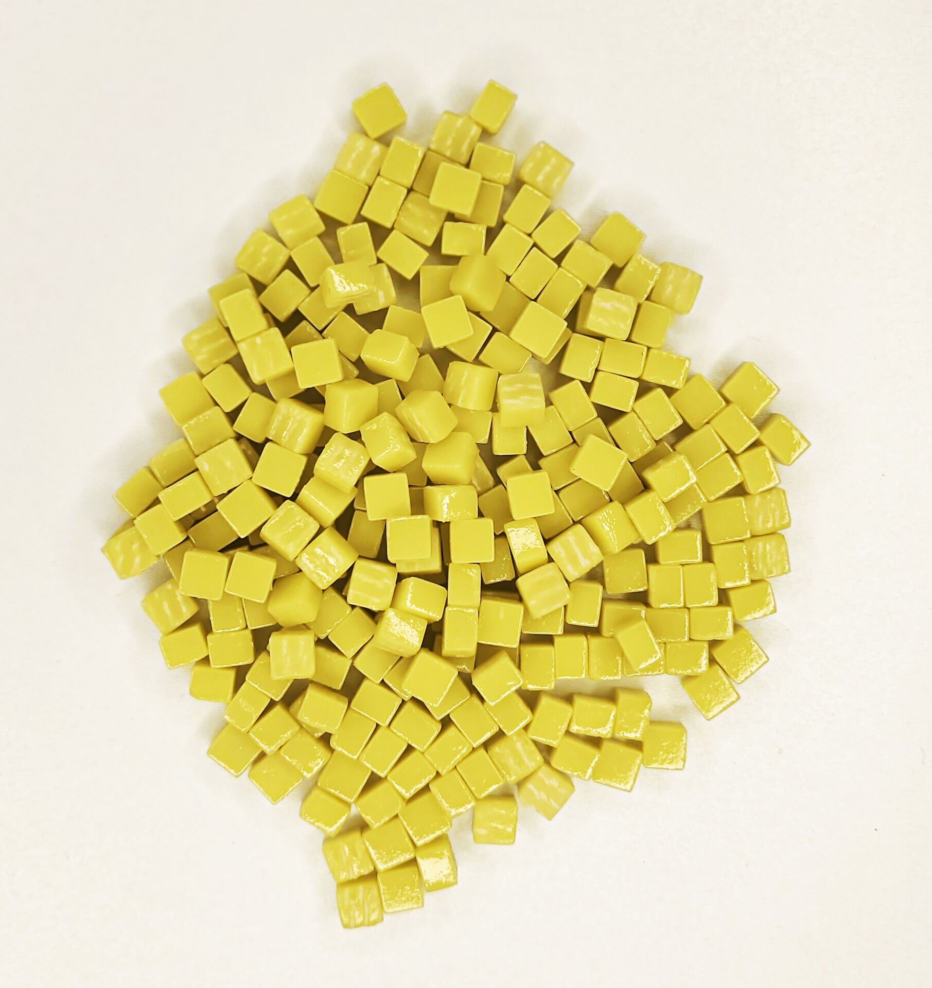 Sarı - 8x8mm Cam Mozaik Taş - 200gr