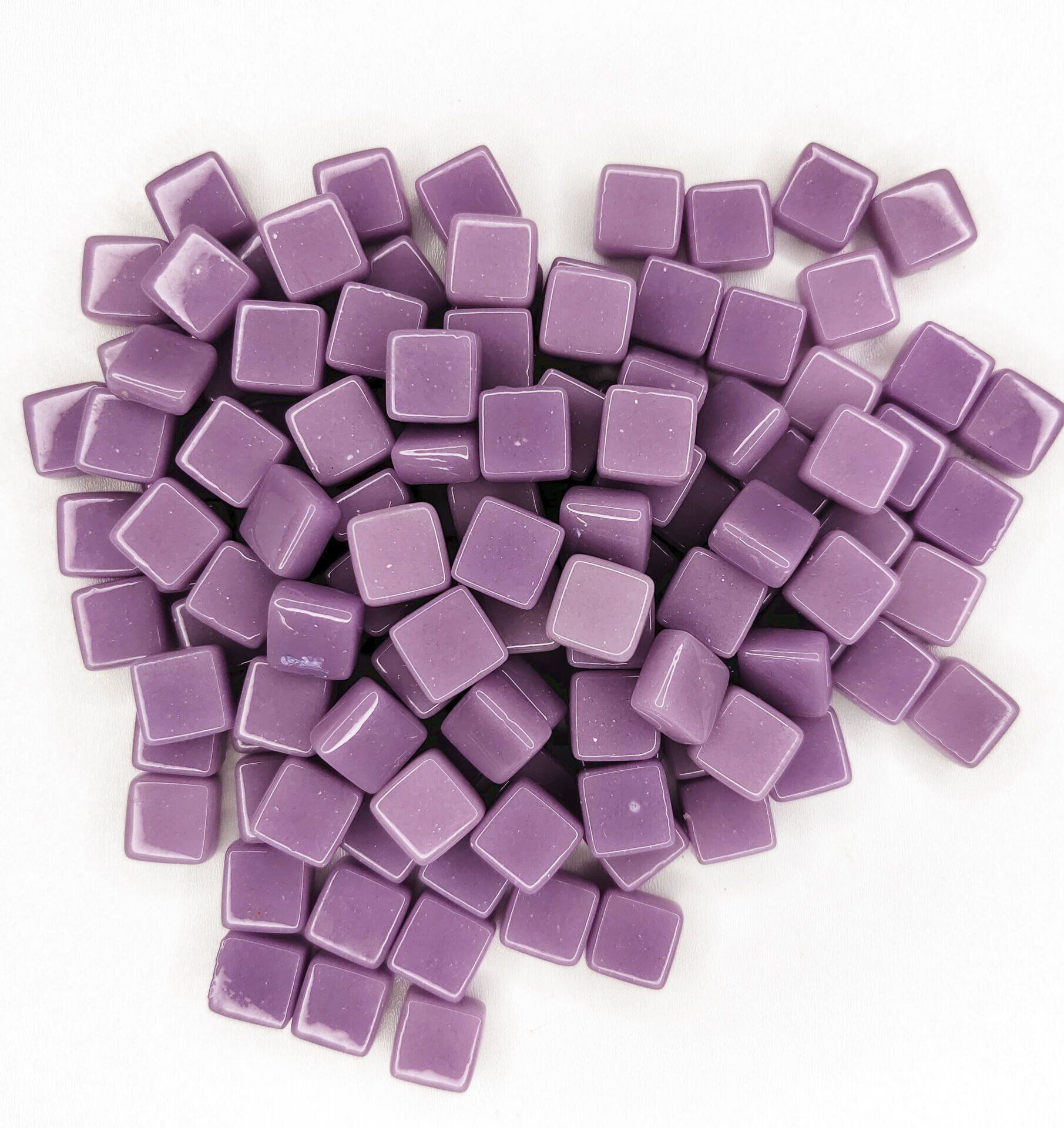 Mor - 12x12mm Cam Mozaik Taş - 200gr